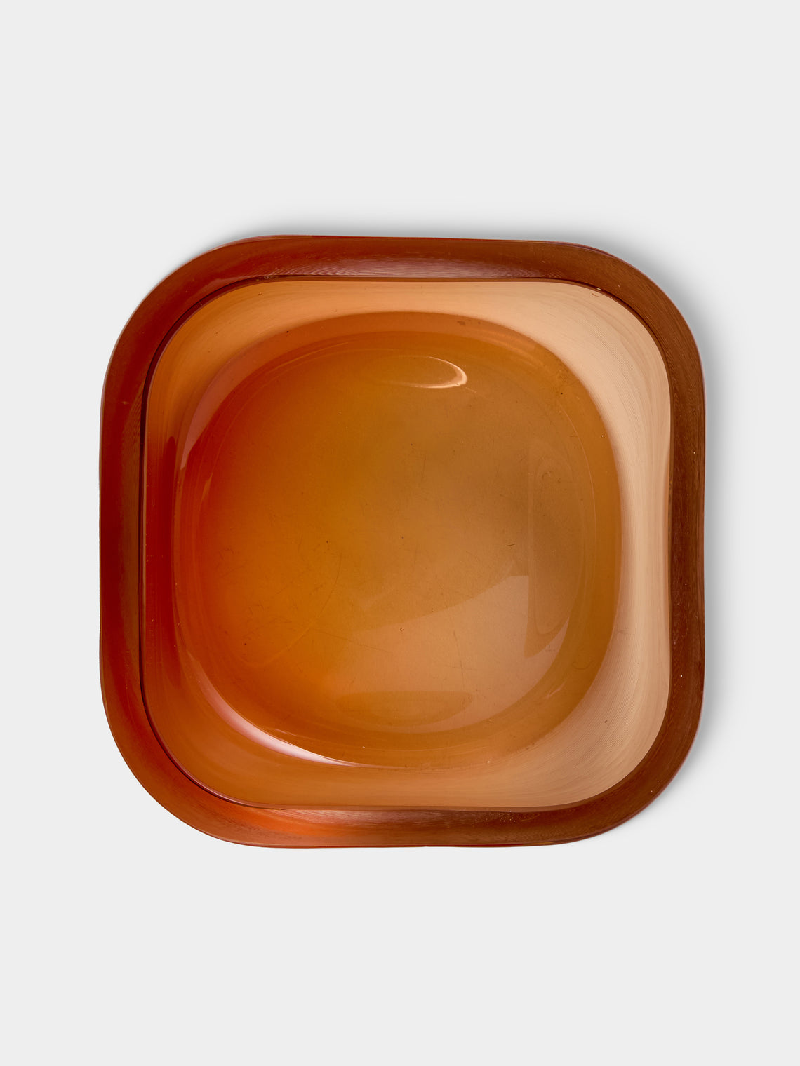 Antique and Vintage - 1950s Paolo Venini Glass Bowl - Orange - ABASK