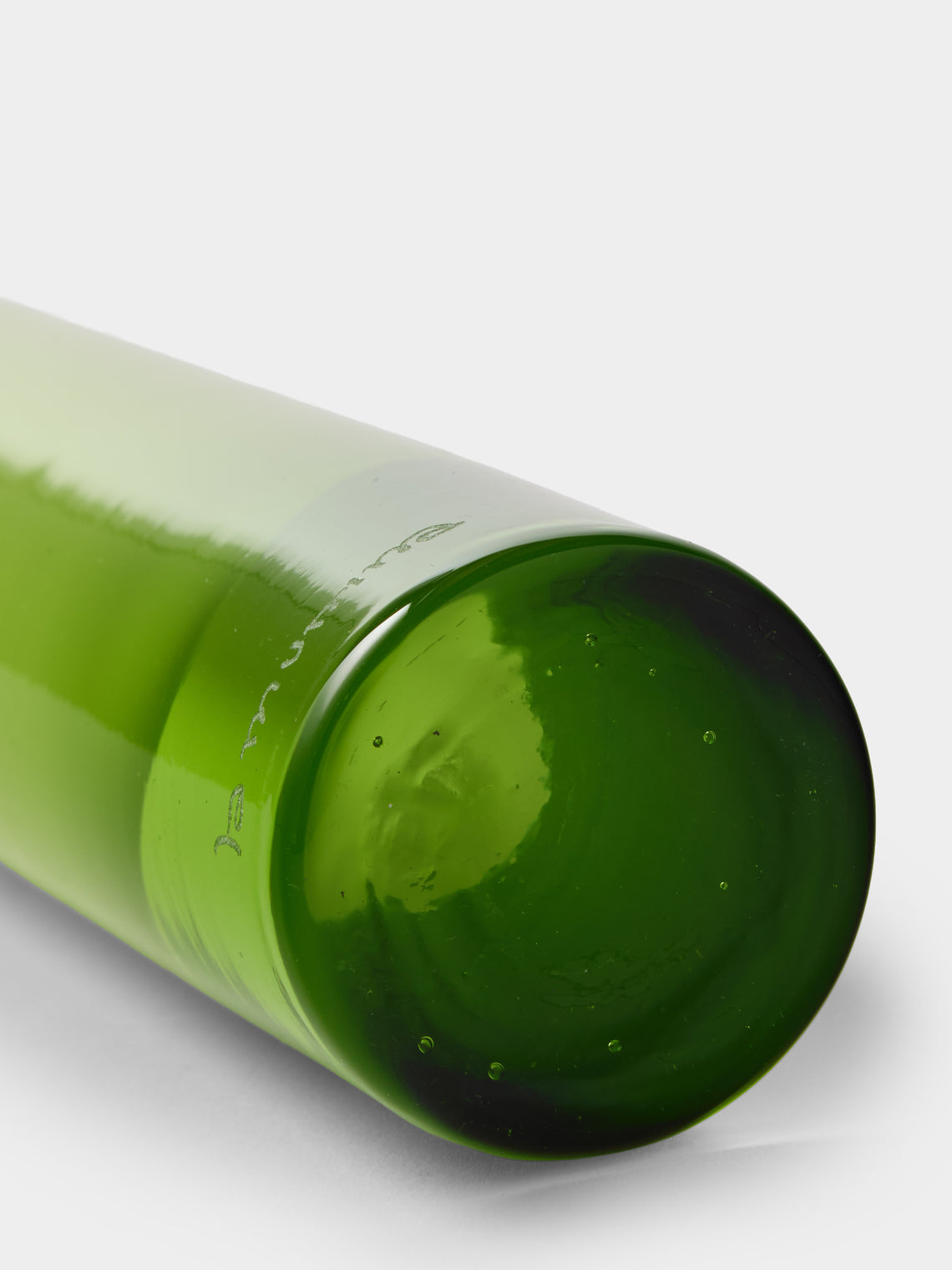 Antique and Vintage - 1960s La Murrina Murano Glass Bud Vase (10in/25cm) - Green - ABASK