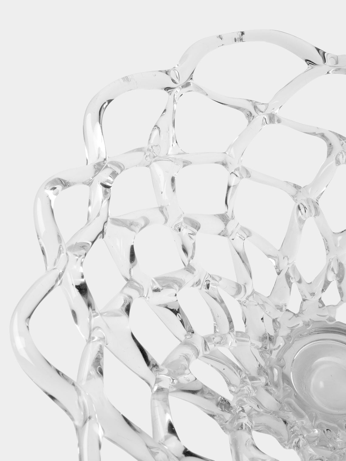 Antique and Vintage - Mid-Century Barovier & Toso Murano Glass Dish - Clear - ABASK