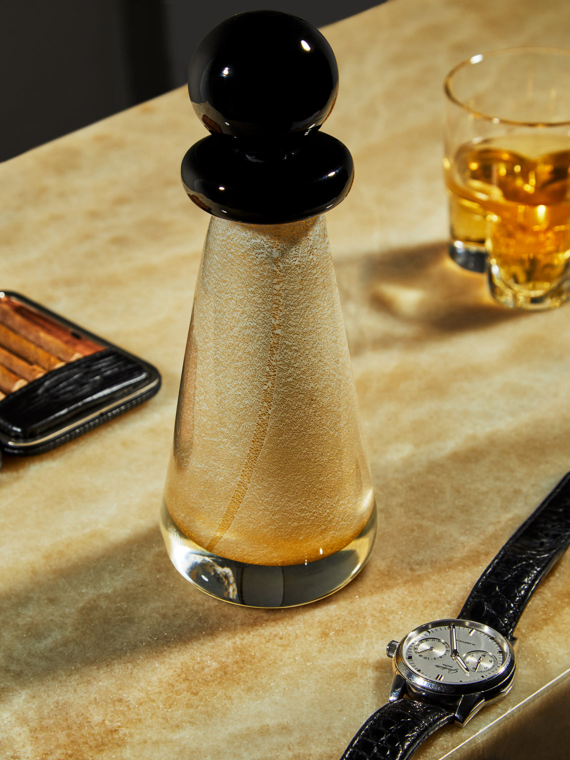 Antique and Vintage - Mid-Century Murano Glass Perfume Bottle -  - ABASK