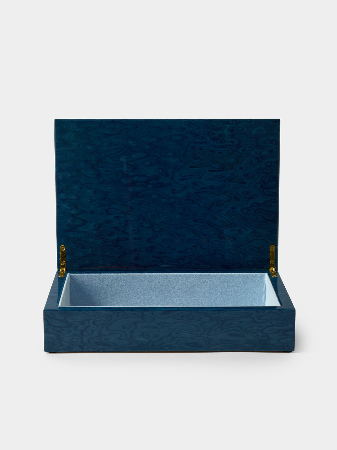 Mastellone Giuseppe - Wood Inlay Jewelry Box - Blue - ABASK
