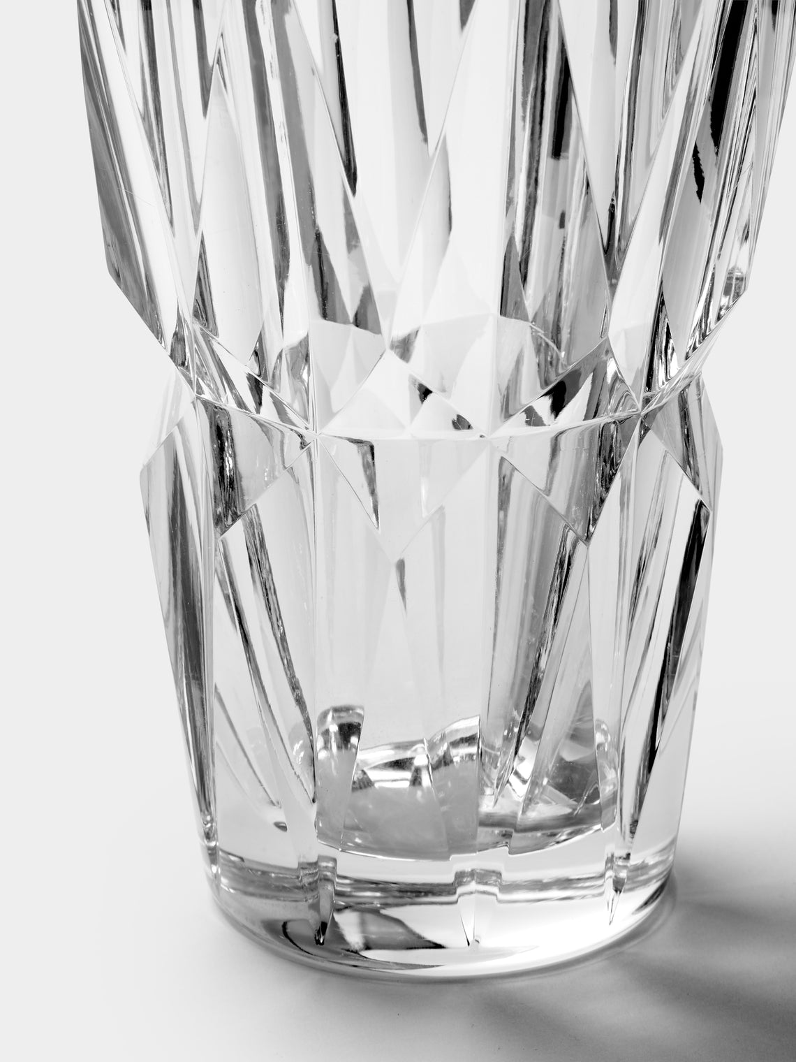 Vintage Montpellier - 1967 Saint Louis Crystal Vase (12in/30cm) - Clear - ABASK