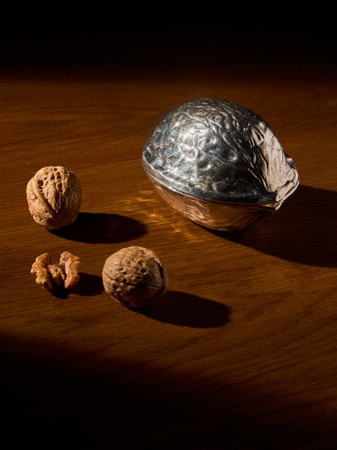 Antique and Vintage - Mid-Century Silver-Plated Nutcracker - Silver - ABASK