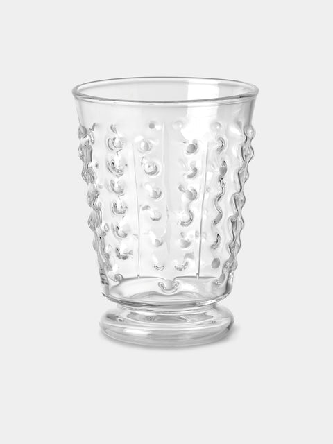 Alya Tannous - | Set of 2 | Hand-Blown Glass Bud Vases - Clear - ABASK - 