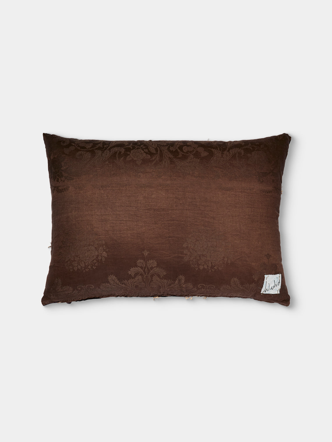 By Walid - 18th-Century French Tapestry Damask Pillow (29.5in/75cm) - Multiple - ABASK