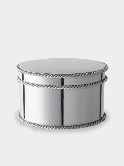 Antique and Vintage - Mid-Century Silver-Plated Bonbonniere - Silver - ABASK - 