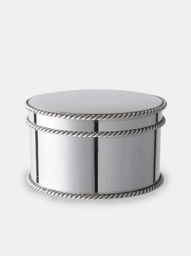 Antique and Vintage - Mid-Century Silver-Plated Bonbonniere - Silver - ABASK - 