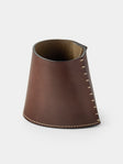 Oscar Maschera - Antonio Leather Pen Pot - Dark Brown - ABASK - 