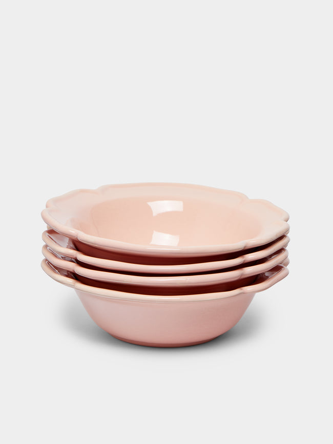 Maison Pichon Uzès - Louis XV Campagne Hand-Glazed Ceramic Bowls (Set of 4) -  - ABASK