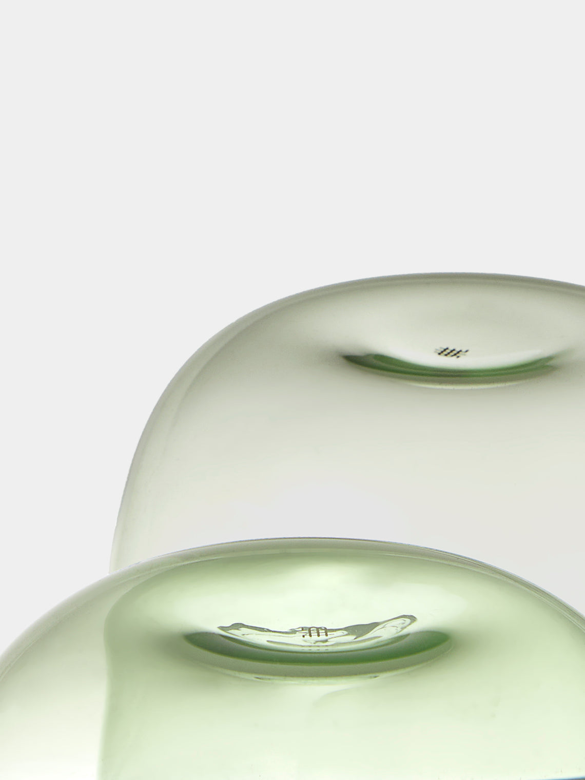 Lobmeyr - | Set of 2 | Alpha Crystal Tumblers - Green - ABASK