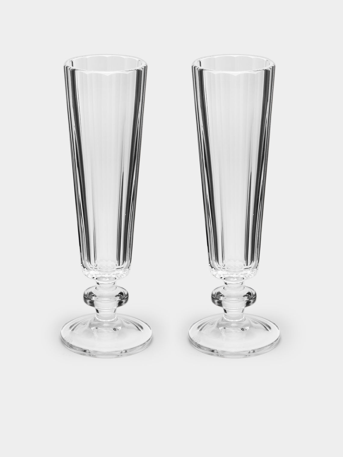 Theresienthal - Roland Hand-Blown Crystal Champagne Flute (Set of 2) - Clear - ABASK 