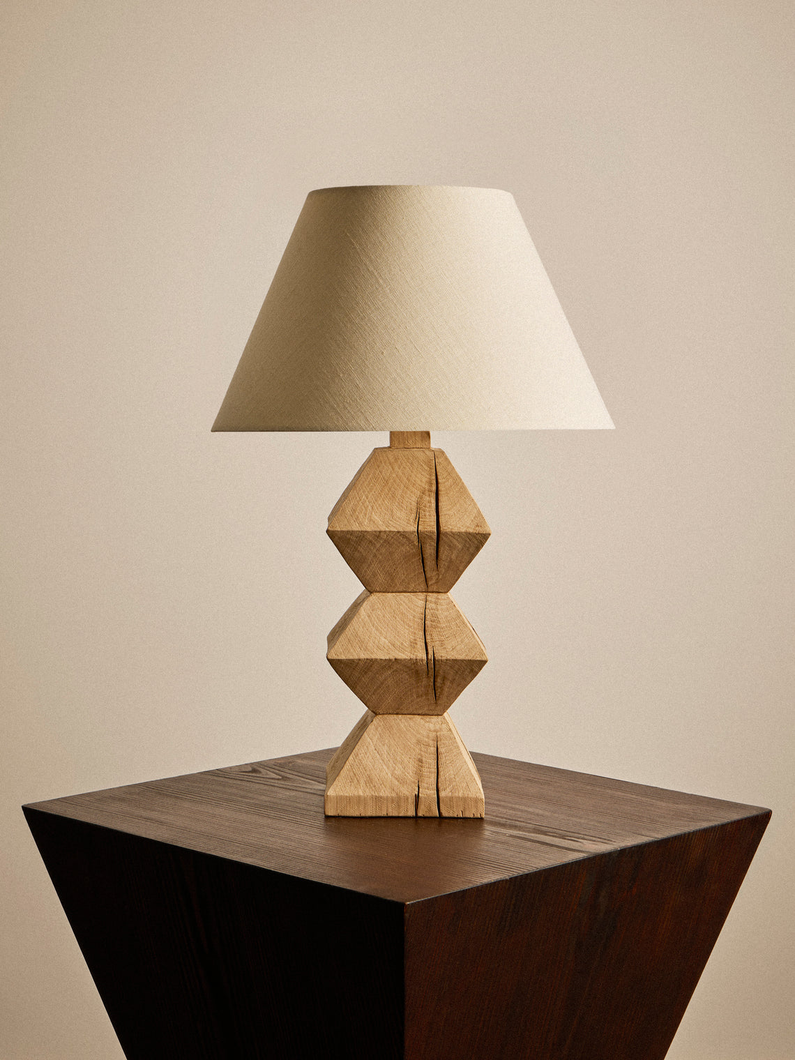 Jamie Gaunt Designs - No. 7 Natural Oak Table Lamp - Natural - ABASK