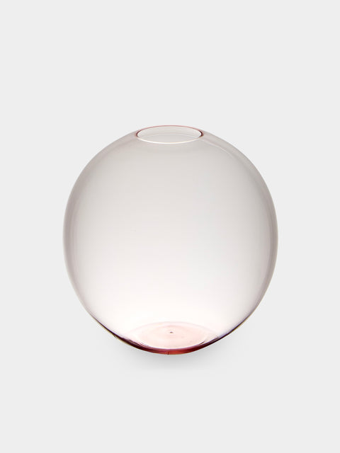 Lobmeyr - BV60 Crystal Vase (8in/20cm) - Pink - ABASK - 