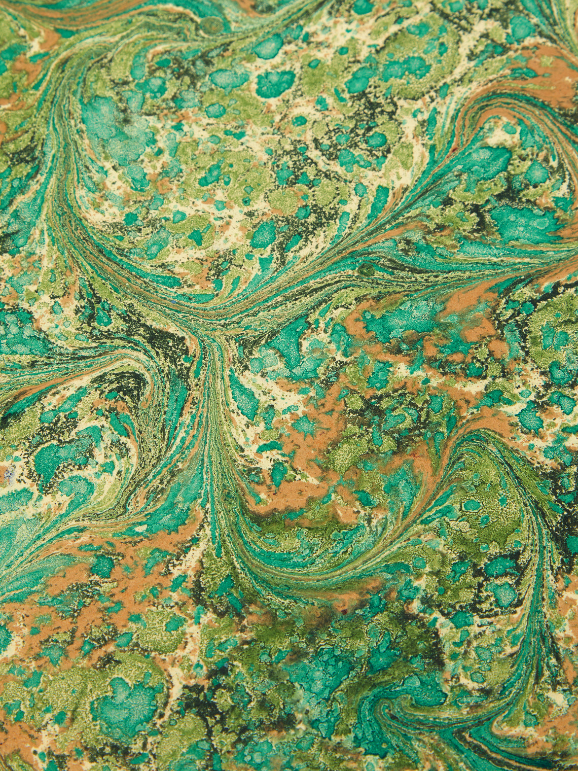 Hand-Marbled Leather Bound Photo Album