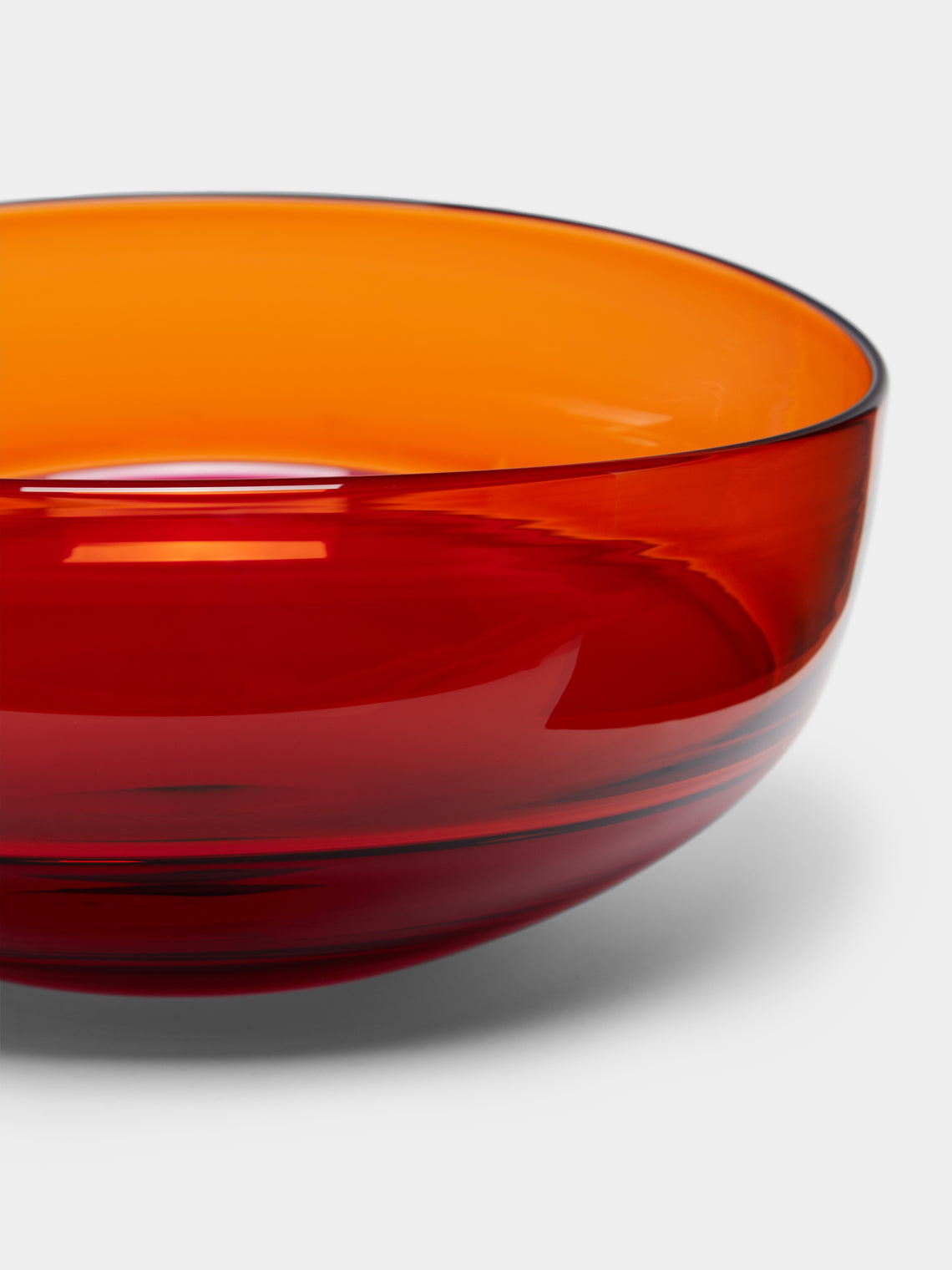 Stewart Hearn - Oval Encalmo Hand-Blown Glass Bowl -  - ABASK