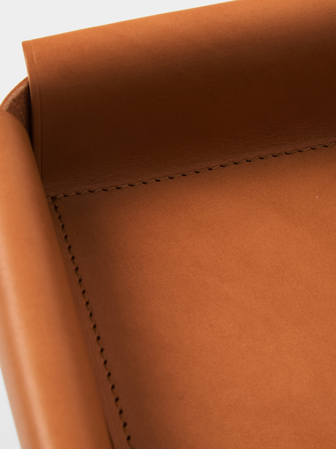 Otzi Studio - Assembly Leather Valet Tray (10in/26cm) - Tan - ABASK