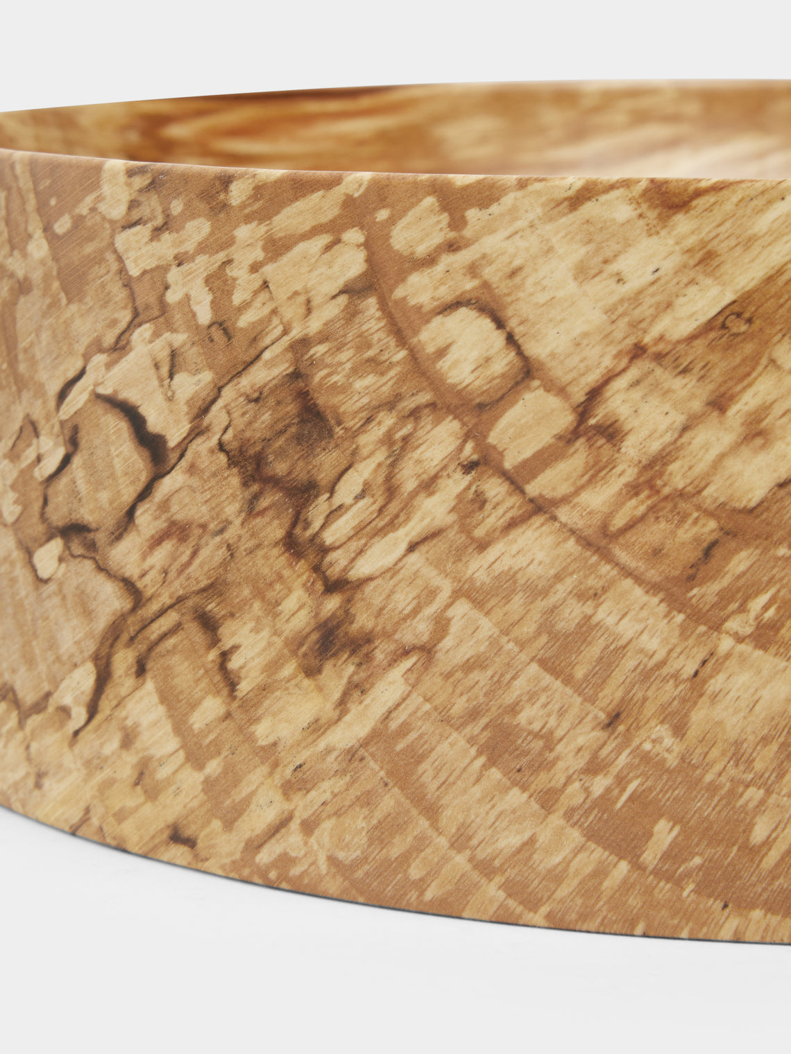 Bird & Branch - Fairlight Hand-Turned Patterned Beech Large Bowl -  - ABASK