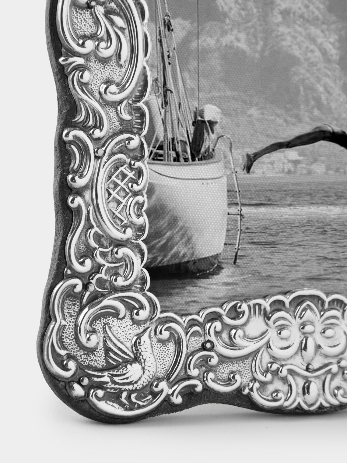 Antique and Vintage - 1900s Sterling Silver Photo Frame - Silver - ABASK