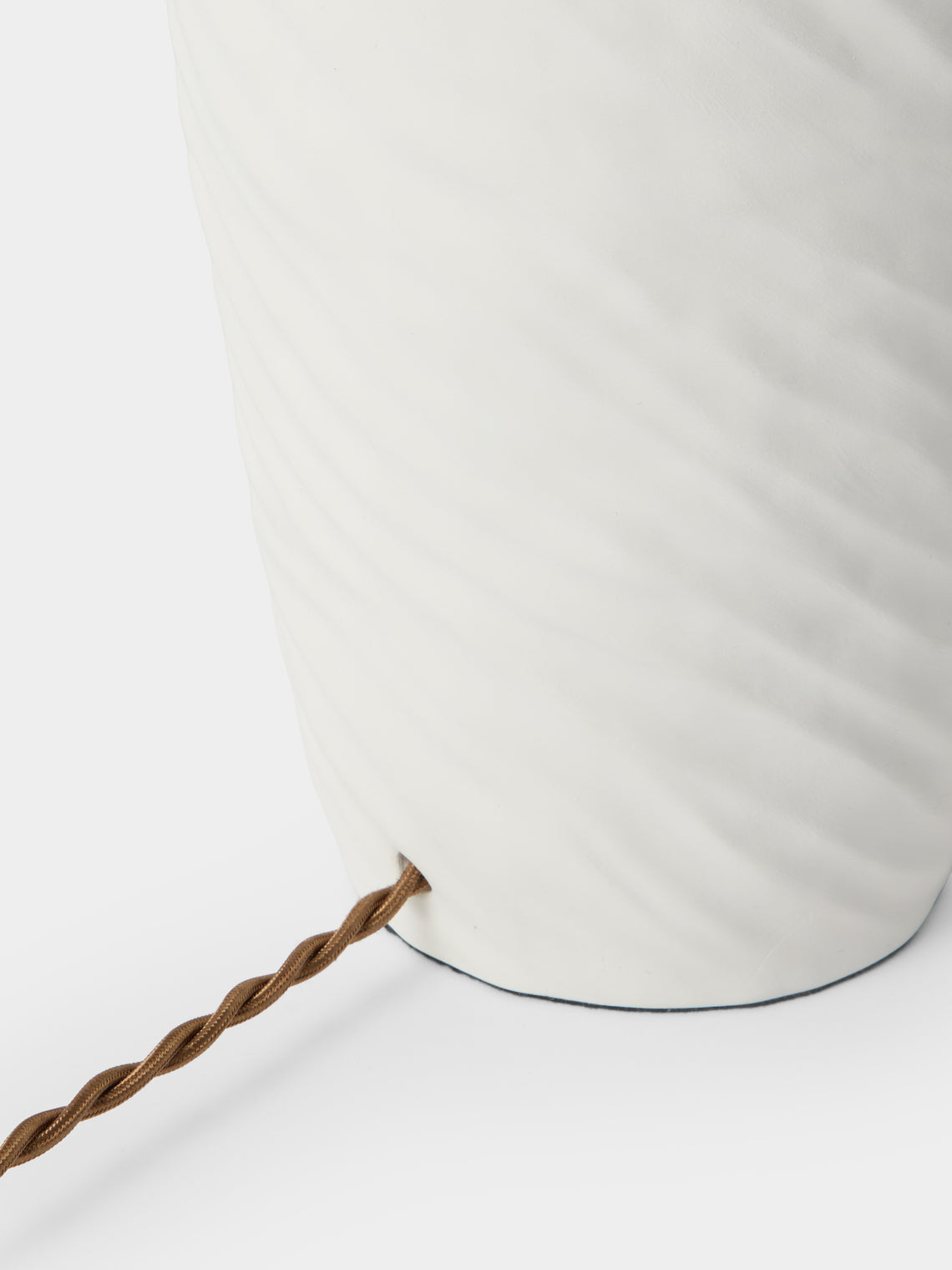 Legato Studio - Ondine Hand-Cast Composite Table Lamp - Ivory - ABASK