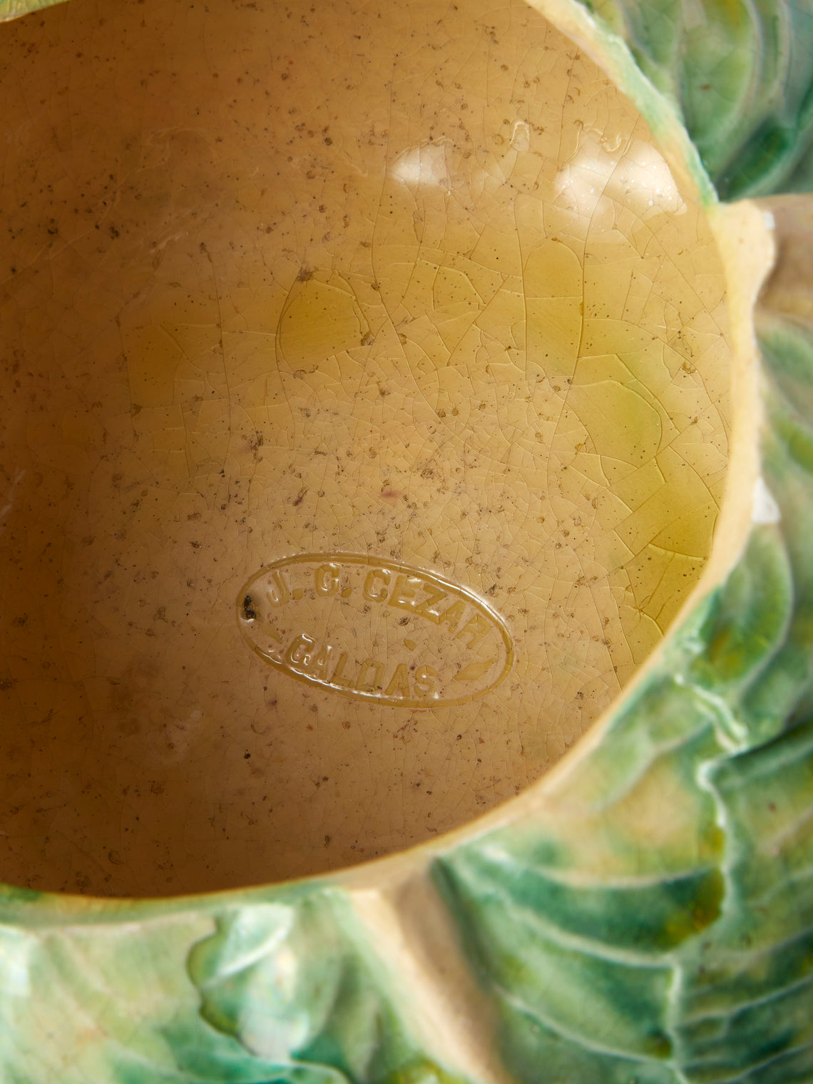 Antique and Vintage - 1940s Majolica Ceramic Serving Tureen - Yellow - ABASK