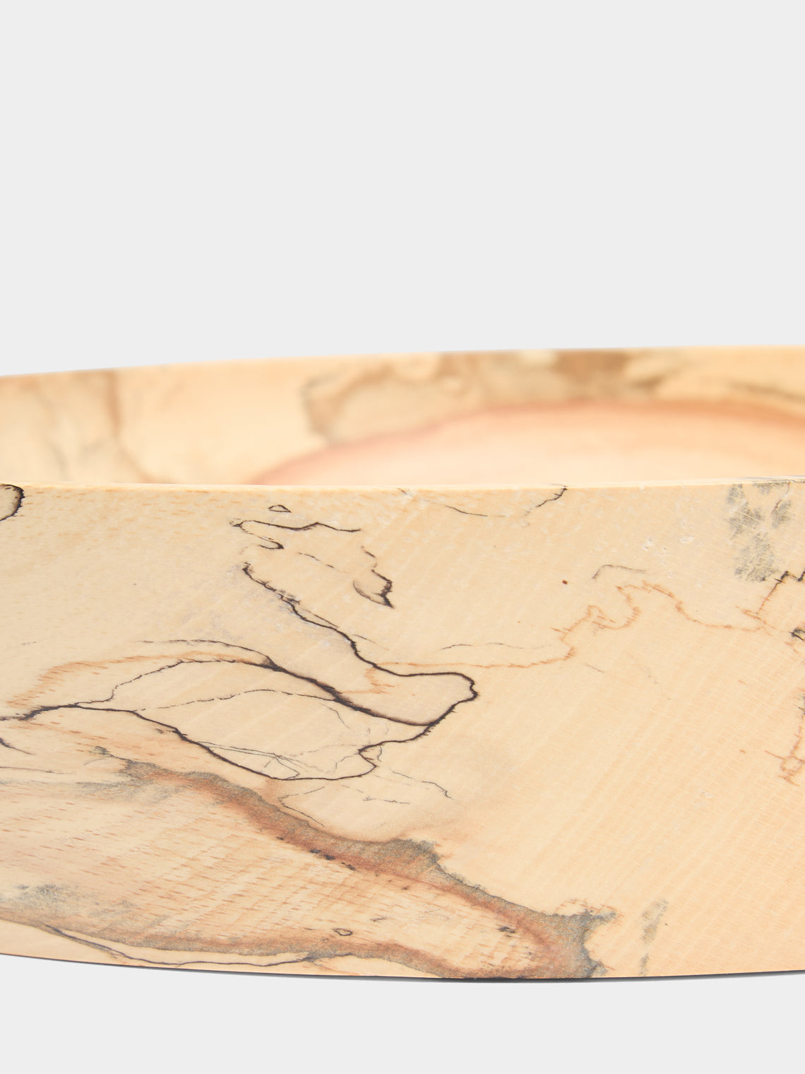 Bird & Branch - Hand-Turned Spalted Beech Large Bowl - Natural - ABASK