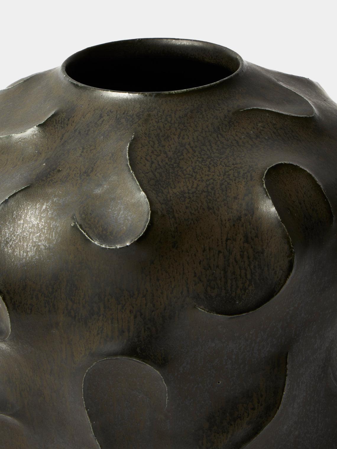 Lee Song-am - Black Clay Vase (10in/25cm) - Black - ABASK