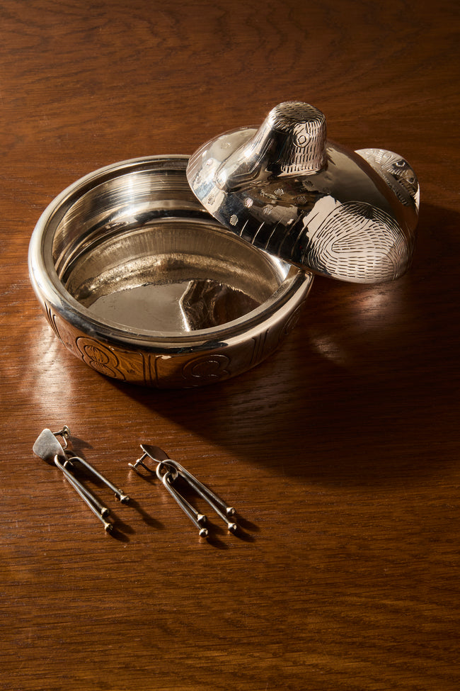 Antique and Vintage - 20th-Century Bird Silver-Plated Trinket Box - Silver - ABASK