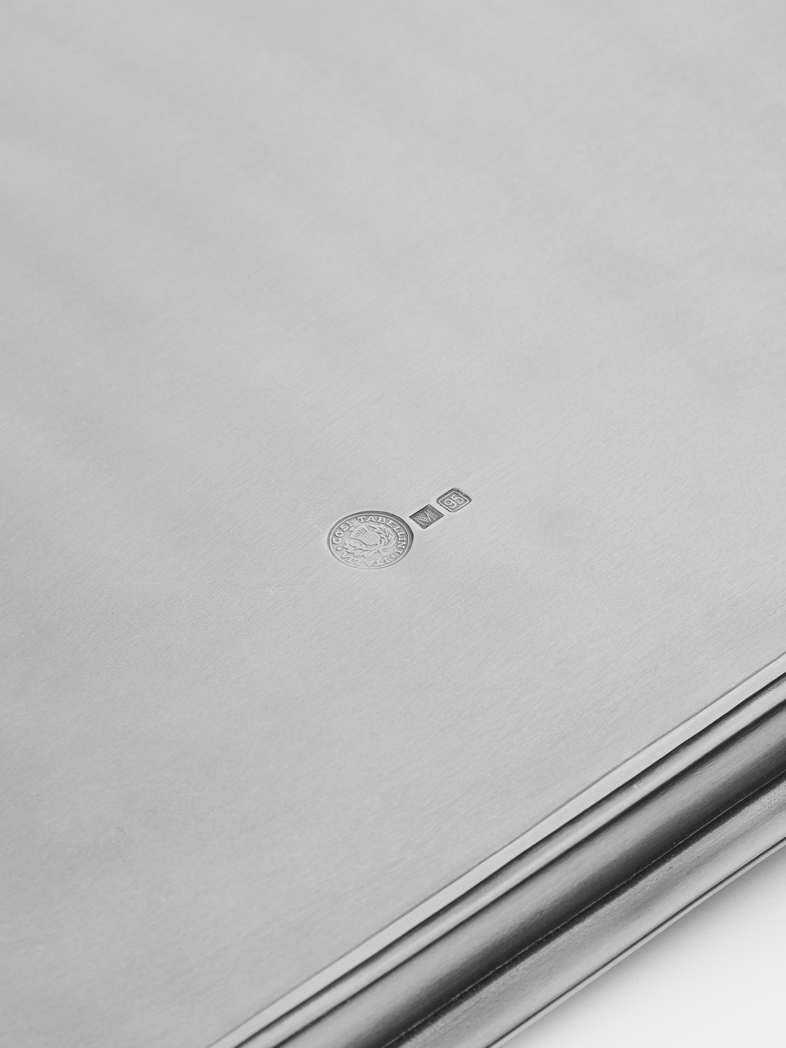 Cosi Tabellini - Umbria Pewter Tray (17.5in/45cm) - Silver - ABASK