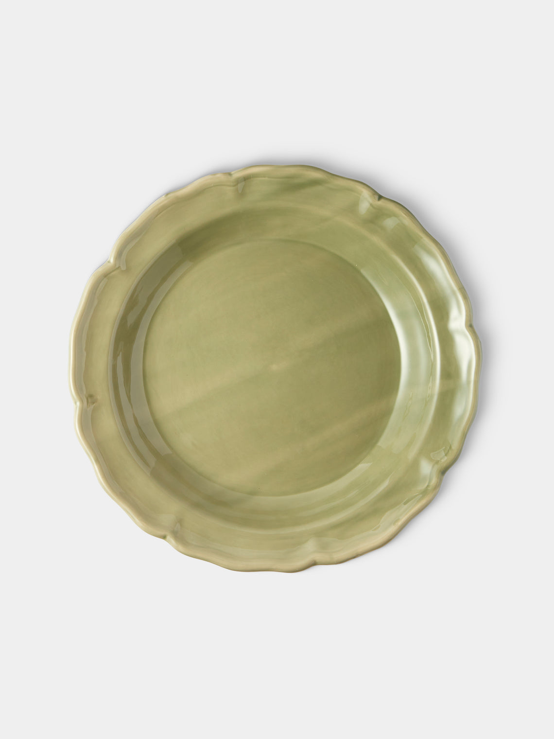Maison Pichon Uzès - Provence Hand-Glazed Ceramic Serving Dish - Green - ABASK - 