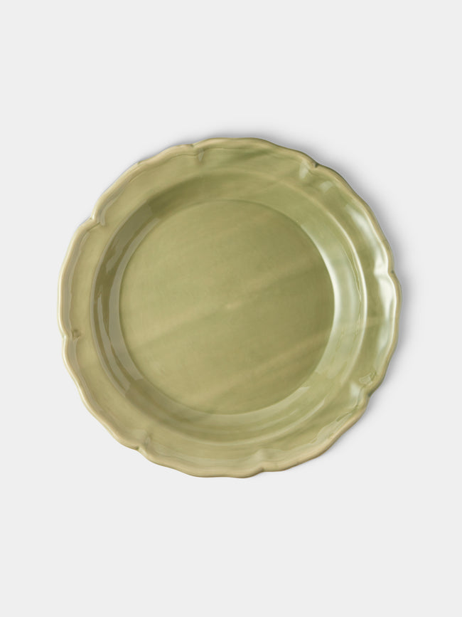 Maison Pichon Uzès - Provence Hand-Glazed Ceramic Serving Dish - Green - ABASK - 
