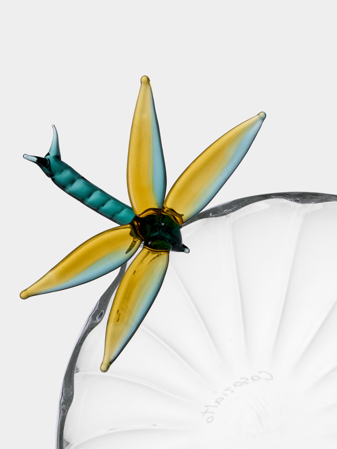Casarialto - Dragonfly Hand-Blown Glass Bowl - Green - ABASK