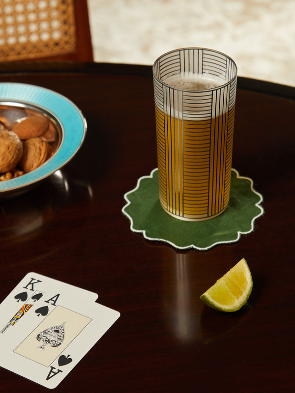 Lobmeyr - Series B Hand-Painted Crystal Beer Glass -  - ABASK