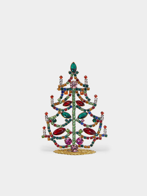Antique and Vintage - 1930s Czech Jewelled Small Christmas Tree -  - ABASK - 