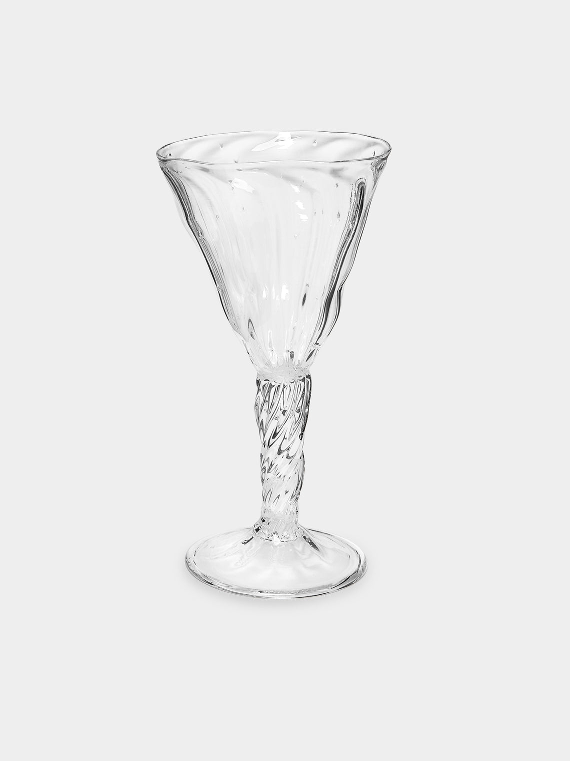 Alexander Kirkeby - Hand-Blown Crystal Wine Glasses (Set of 2) - Clear - ABASK - 