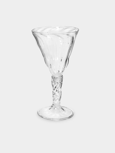 Alexander Kirkeby - Hand-Blown Crystal Wine Glasses (Set of 2) - Clear - ABASK - 