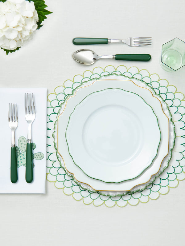 Raynaud - Touraine Hand-Painted Porcelain Dessert Plate -  - ABASK