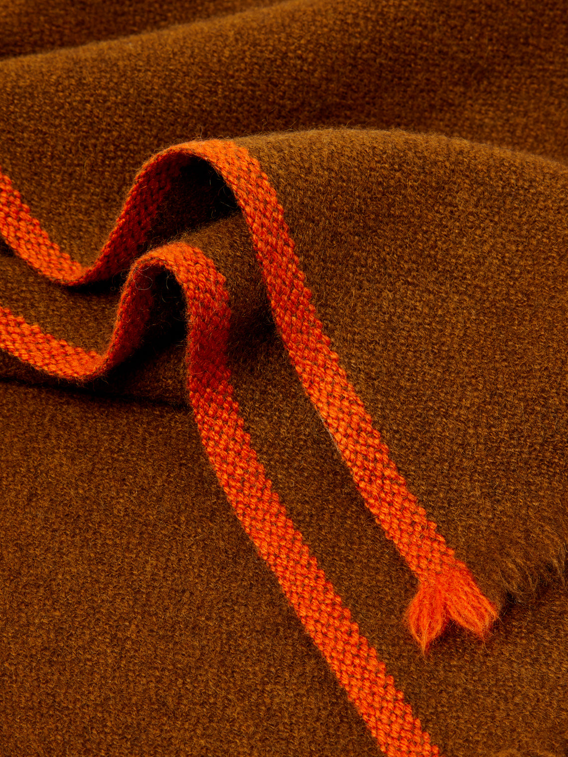 Norlha - Nomad Border Yak Khullu Skinny Scarf - Brown - ABASK