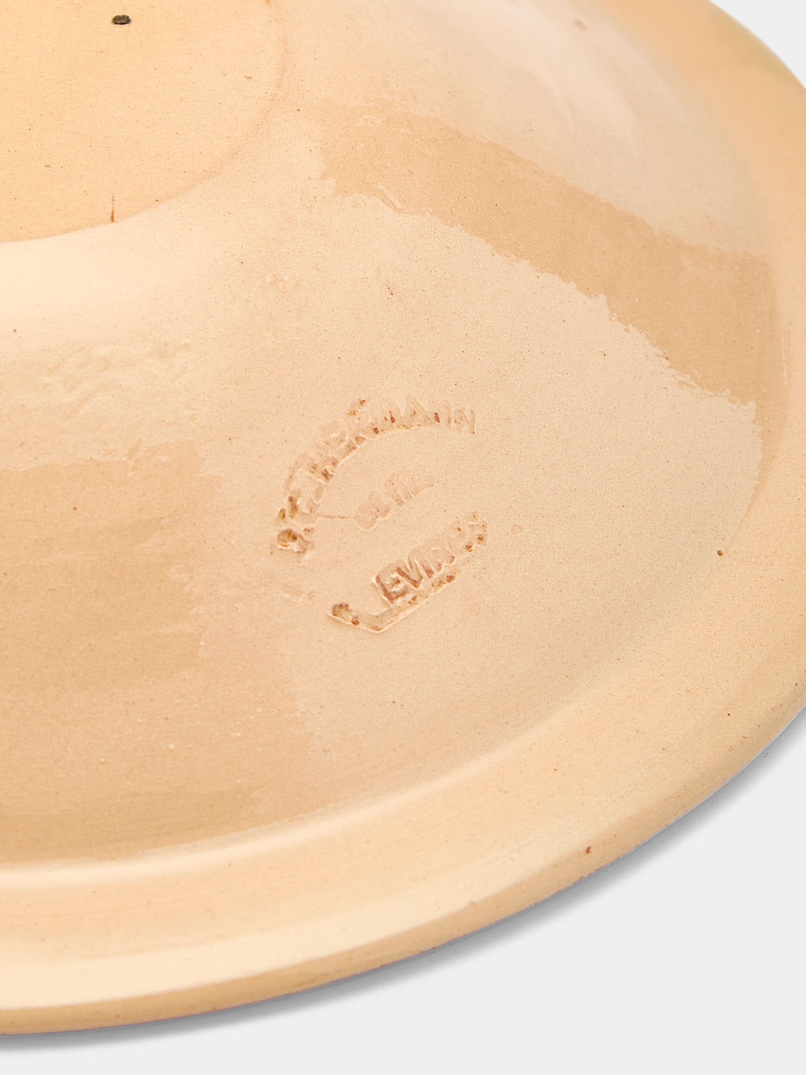 Poterie d’Évires - Rabbits Hand-Painted Ceramic Large Breakfast Serving Bowl -  - ABASK