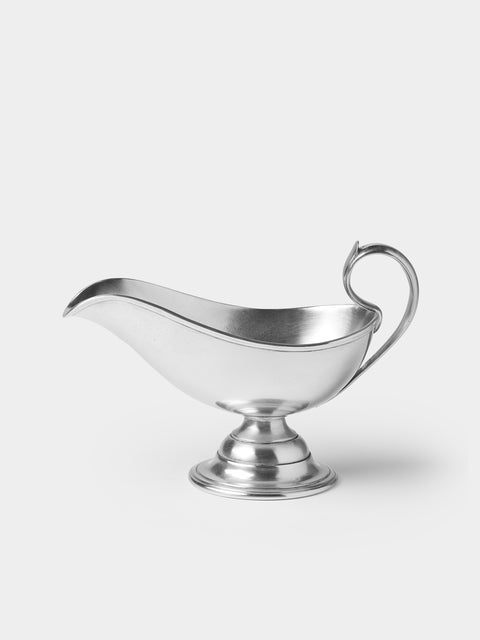Cosi Tabellini - Orvieto Pewter Gravy Boat - Silver - ABASK - 