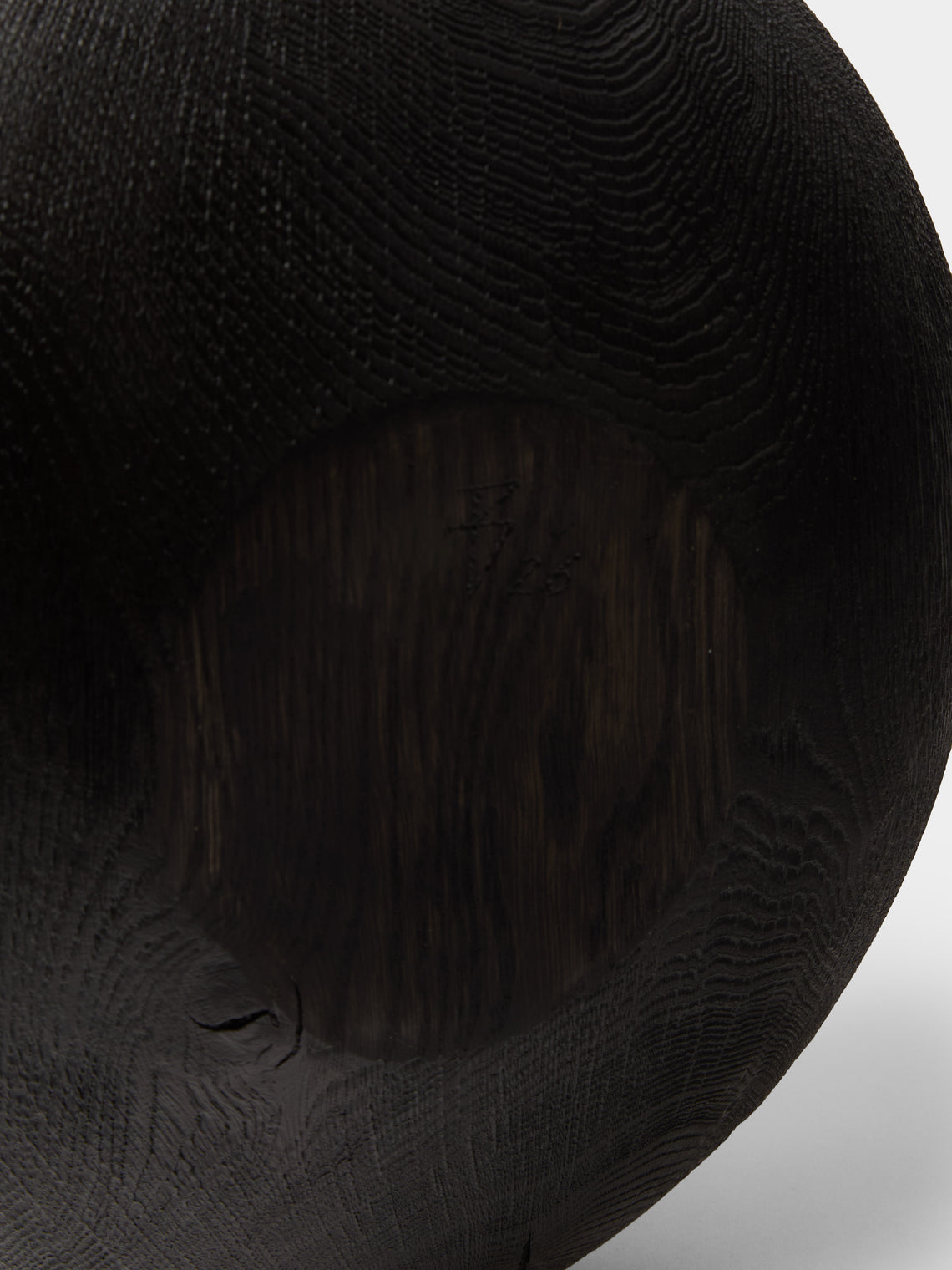 Friedemann Buehler - Hand-Turned Oak Bowl - Black - ABASK