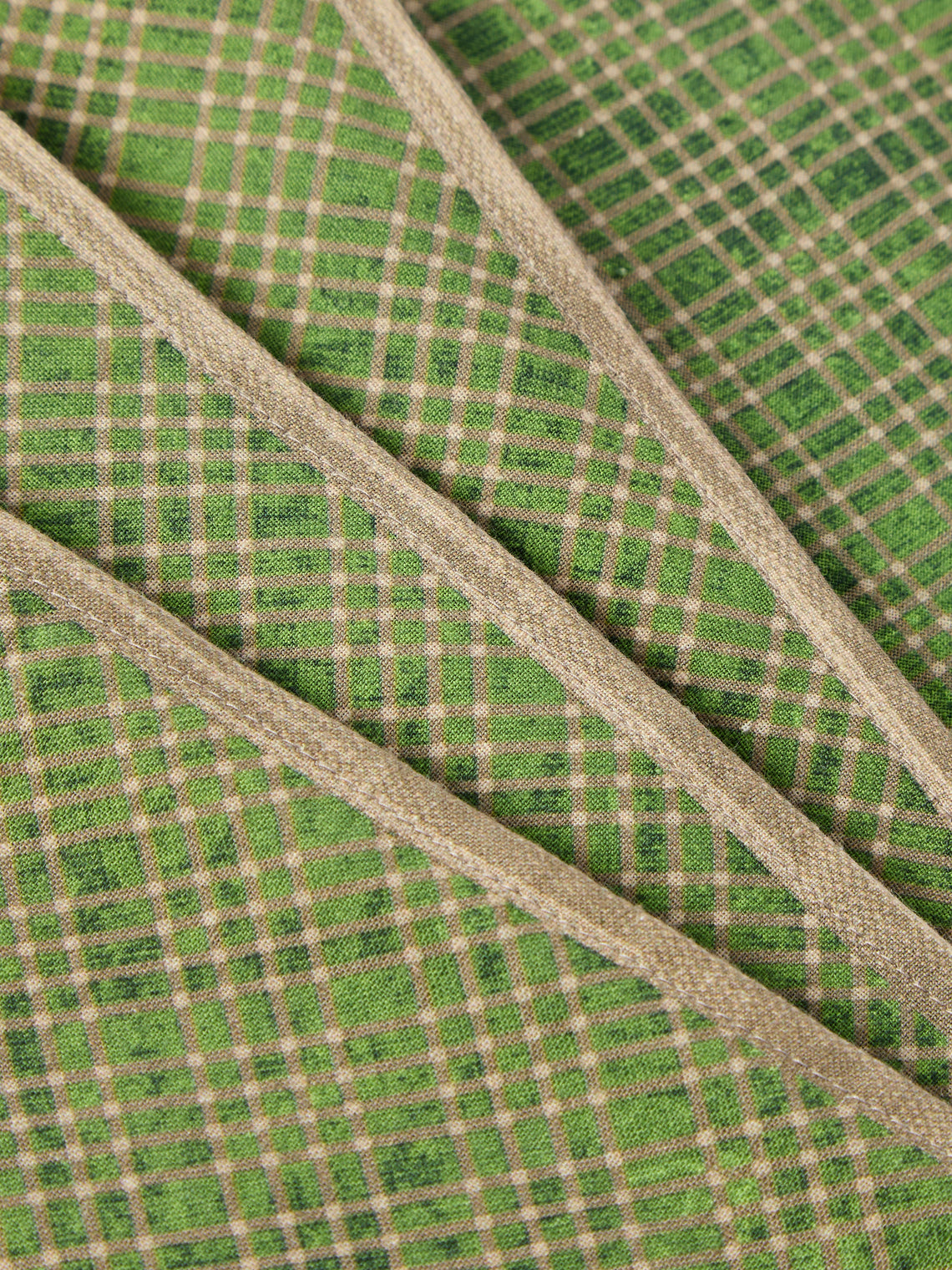 D'Ascoli - | Set of 4 | Gamieda Printed Napkins - Green - ABASK