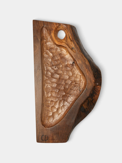 Eliot Daguet - Hand-Carved Walnut Serving Board - Brown - ABASK - 