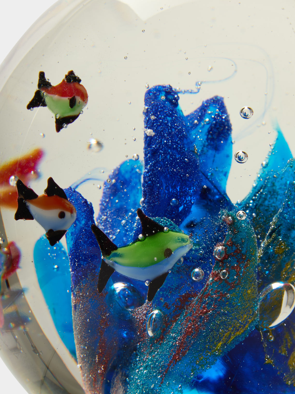 Antique and Vintage - Mid-Century Fish Murano Glass Paperweight - Multiple - ABASK