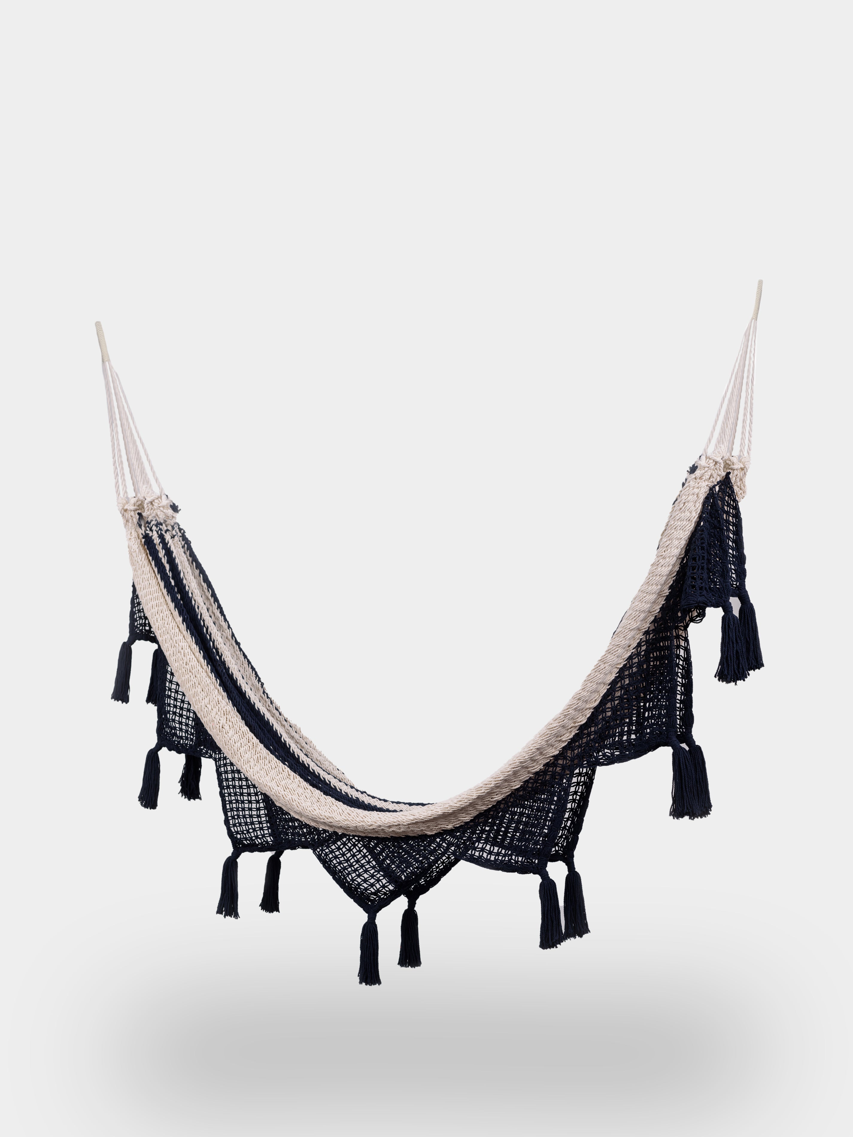 hängematte nicaragua Blue Handwoven Cotton Hammock by Nicaragua Artisans