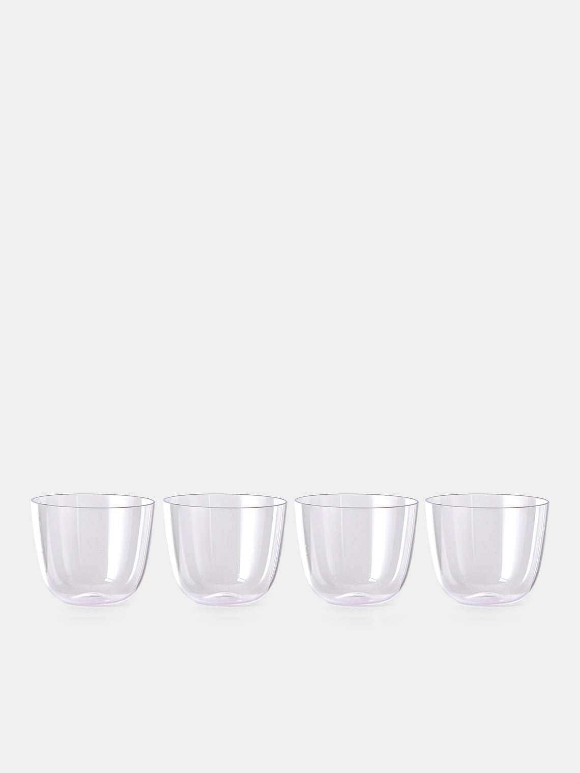 Lobmeyr - Alpha Hand-Blown Crystal Cocktail / Espresso Tumblers (Set of 4) - Clear - ABASK