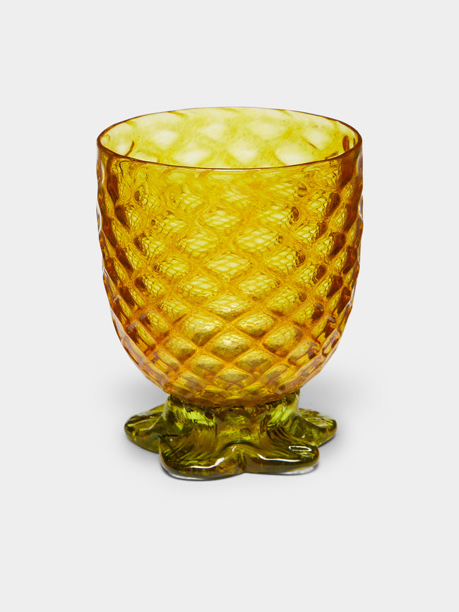 Andrew Iannazzi - Pineapple Hand-Blown Glass Tumblers (Set of 4) -  - ABASK - 