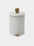 Wannes Antwerp - Antoine Paris Hand-Blown Glass and Rubberwood Portable Lamp - White - ABASK - 