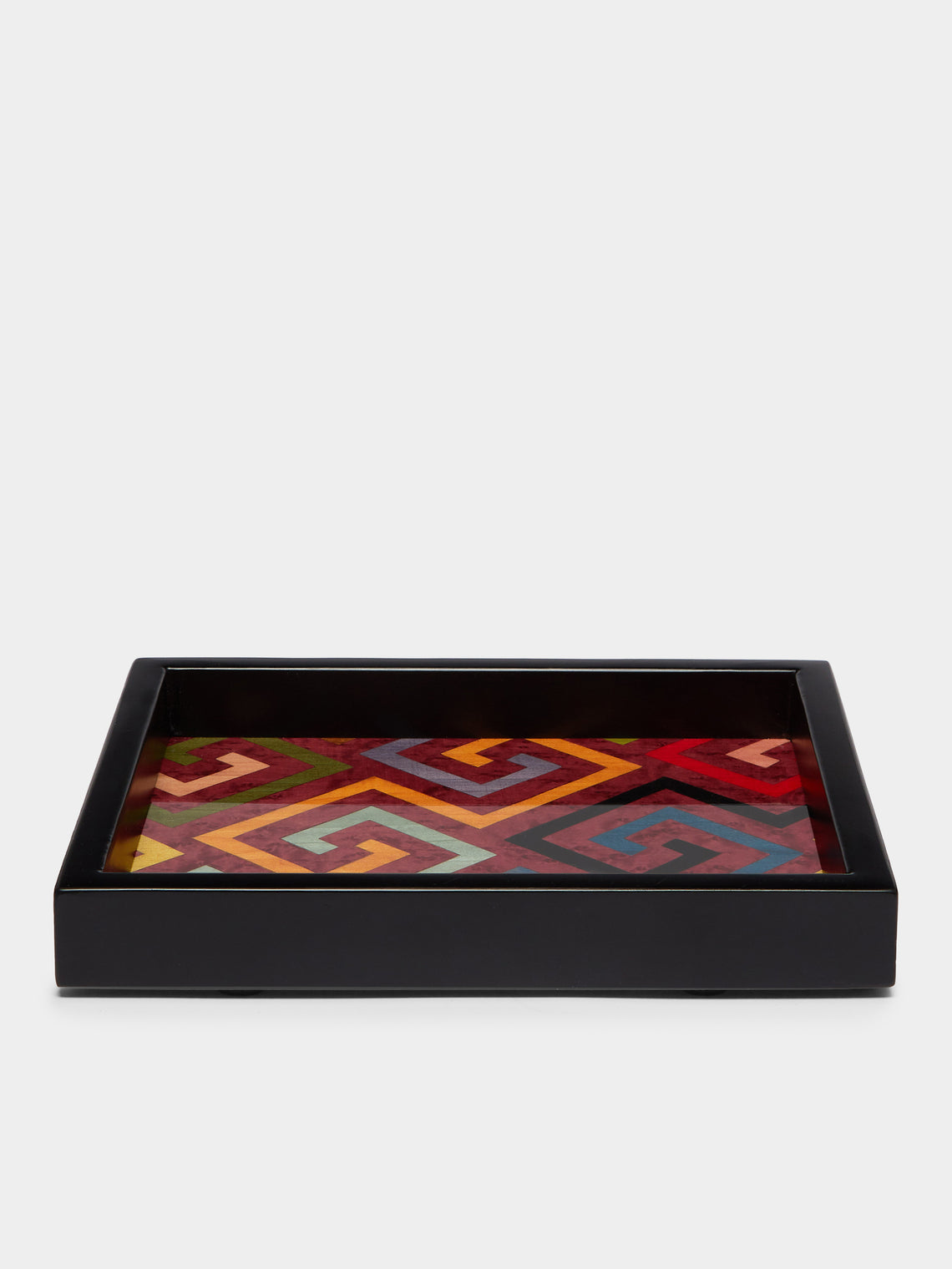 Biagio Barile - Labyrinth Wood Inlay Small Tray -  - ABASK