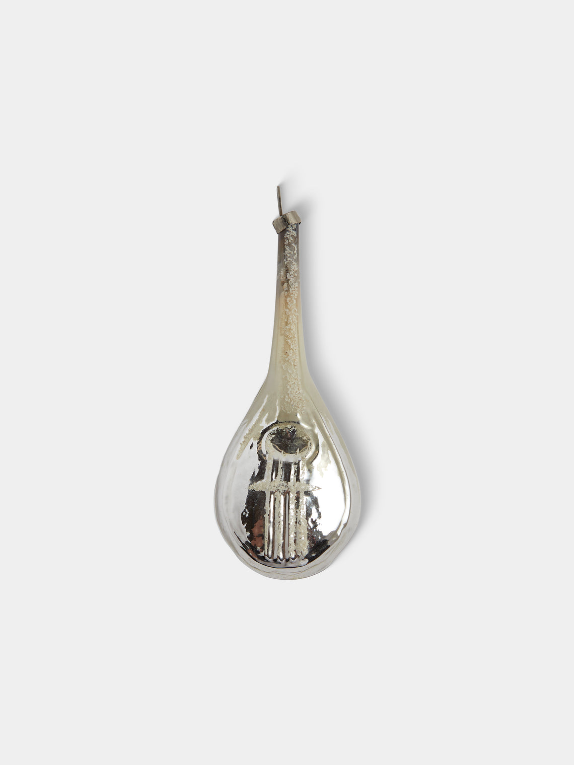 Antique and Vintage - Early-20th-Century Musical Instruments Glass Baubles (Set of 5) - Silver - ABASK