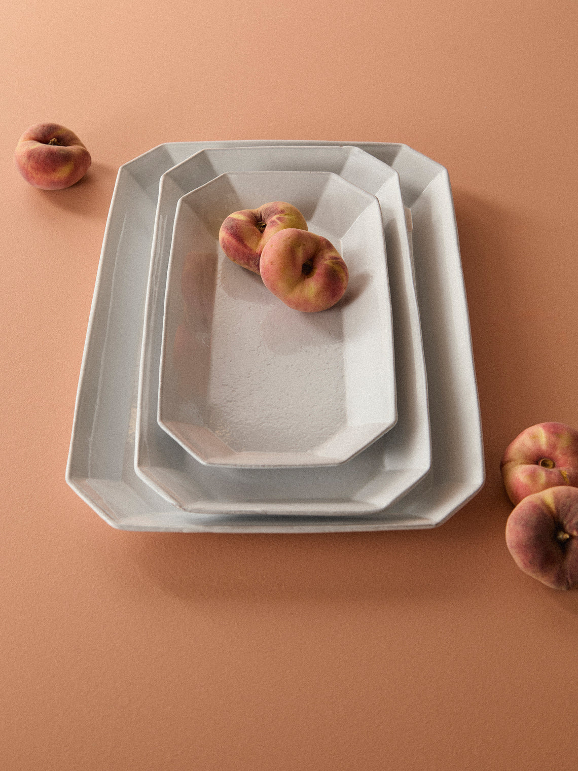 Astier de Villatte - Hand-Glazed Ceramic Long Platters (Set of 3) - White - ABASK